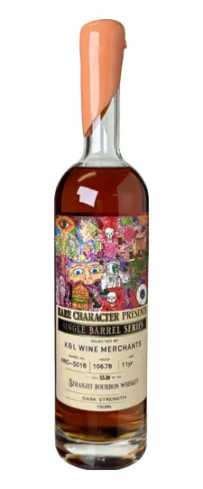 Rare Character 11 Year "Untitled by Chris King" K&L Liquors Exclusive Single Barrel #HRC-5018 Cask Strength Indiana Straight Bourbon Whiskey (750ml)
