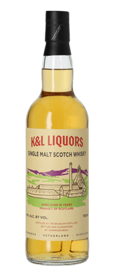 K&L Liquors' Balblair 10 Year Old Ex-XO Cognac Octaves Finished Highland Single Malt Scotch Whisky (700ml)
